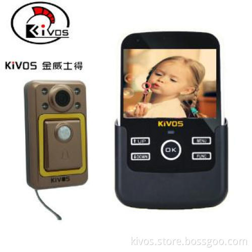 Motion Sensor Door Peephole Bell Video Peephole Door Viewer Sensor